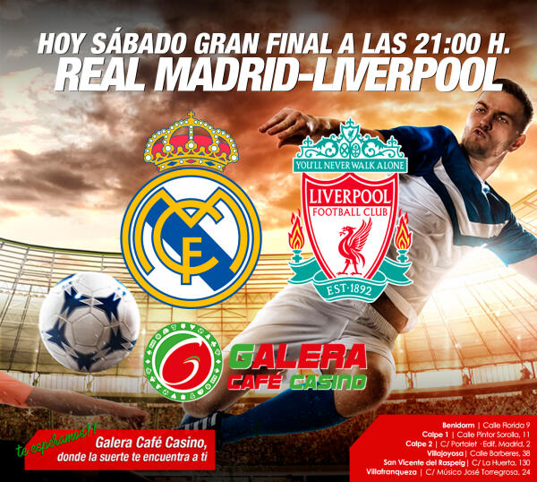 Come and watch the Champions League final