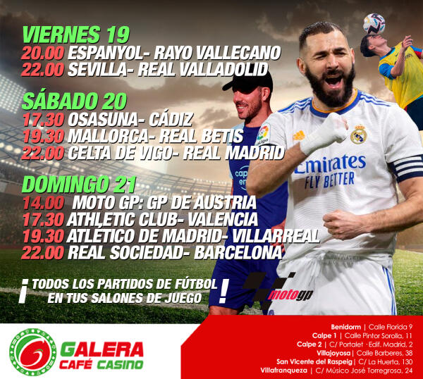 Come and watch the best matches of La Liga